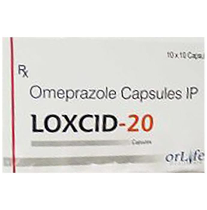 Loxcid 20 Capsule    Omeprazole 20mg