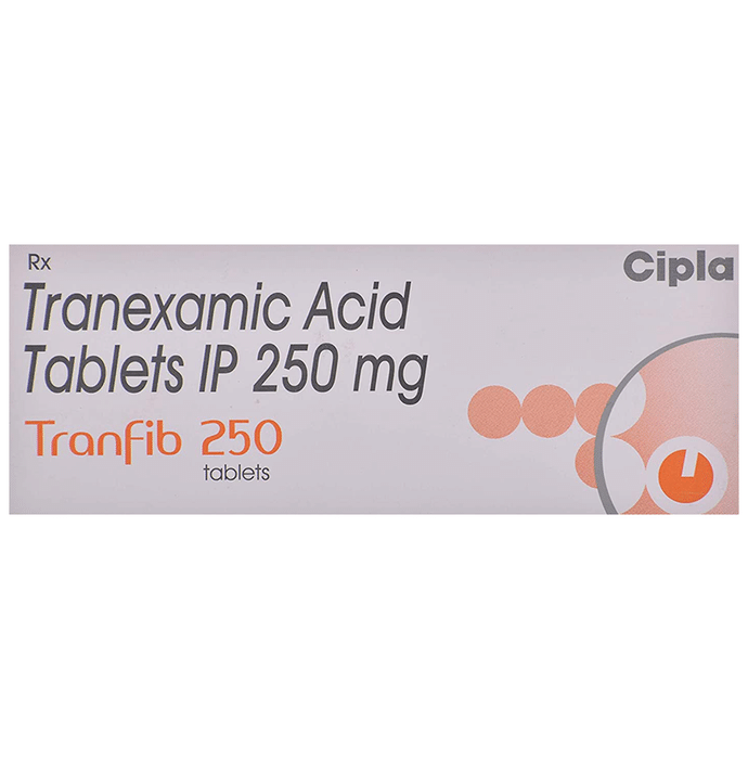 Tranfib 250mg Tablet    Tranexamic Acid 250mg