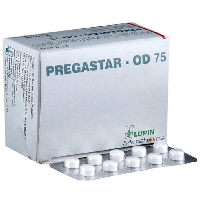 Pregastar - OD 75 Tablet SR    Pregabalin 75mg