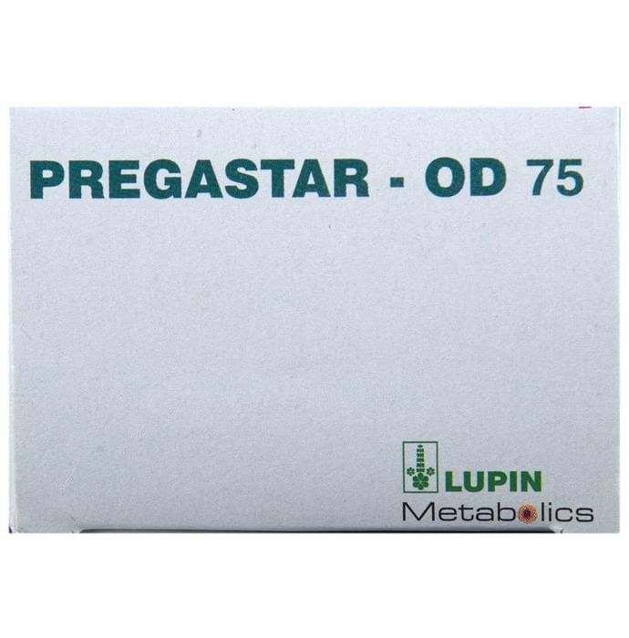 Pregastar - OD 75 Tablet SR    Pregabalin 75mg