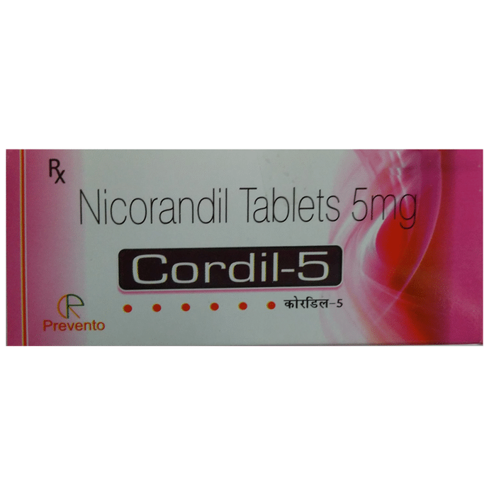 Cordil 5 Tablet    Nicorandil 5mg