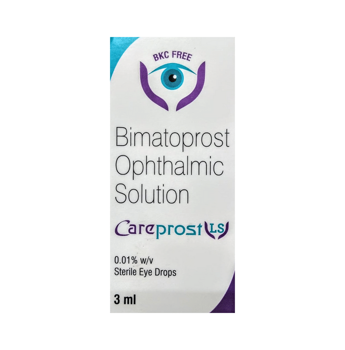 Careprost LS BKC Free Eye drop    Bimatoprost 0.10mg/ml