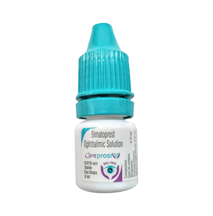 Careprost LS BKC Free Eye drop    Bimatoprost 0.10mg/ml