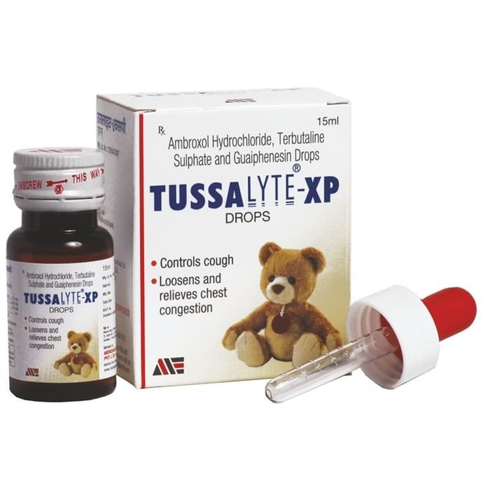 Tussalyte-XP Drop    Ambroxol 7.5mg + Guaifenesin 12.5mg + Terbutaline 0.25mg