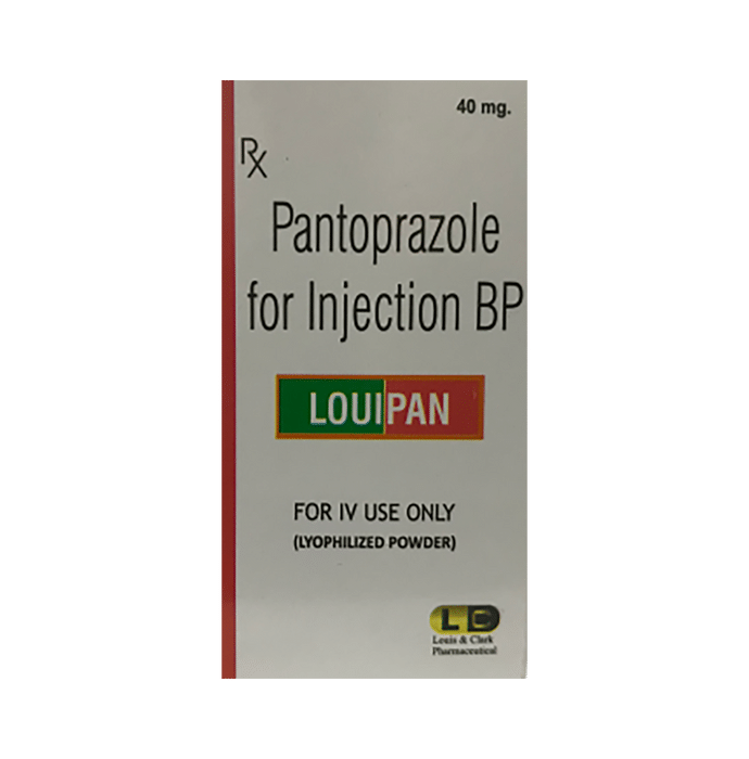 Louipan Injection    Pantoprazole 40mg