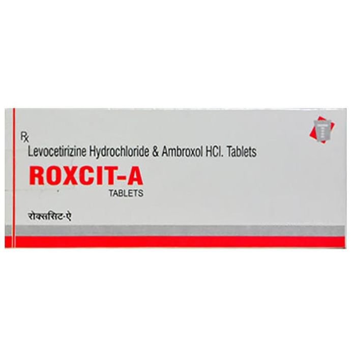 Roxcit-A Tablet    Levocetirizine 5mg + Ambroxol 30mg