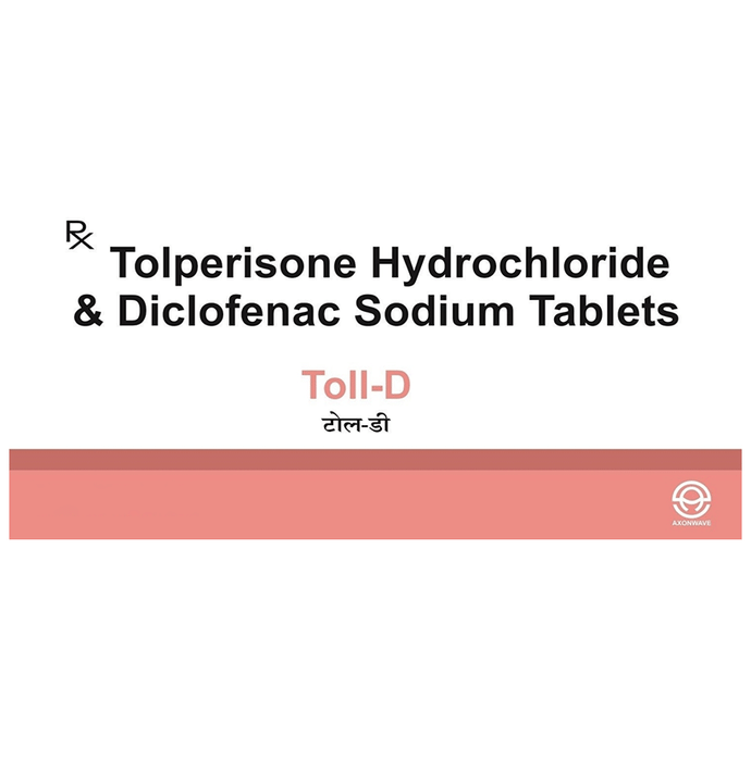 Toll-D Tablet    Tolperisone 150mg + Diclofenac 50mg