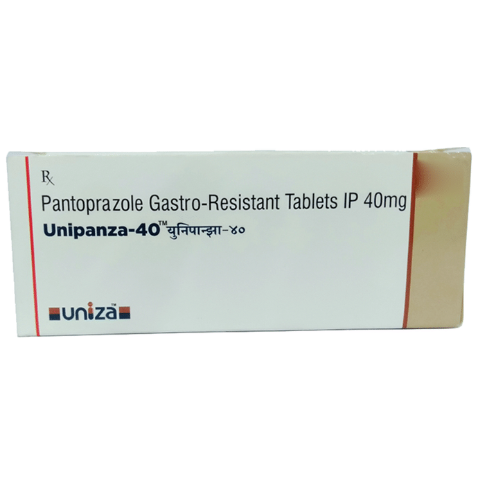 Unipanza 40 Tablet    Pantoprazole 40mg