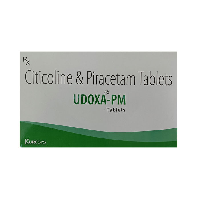 Udoxa-PM Tablet    Citicoline 500mg + Piracetam 800mg