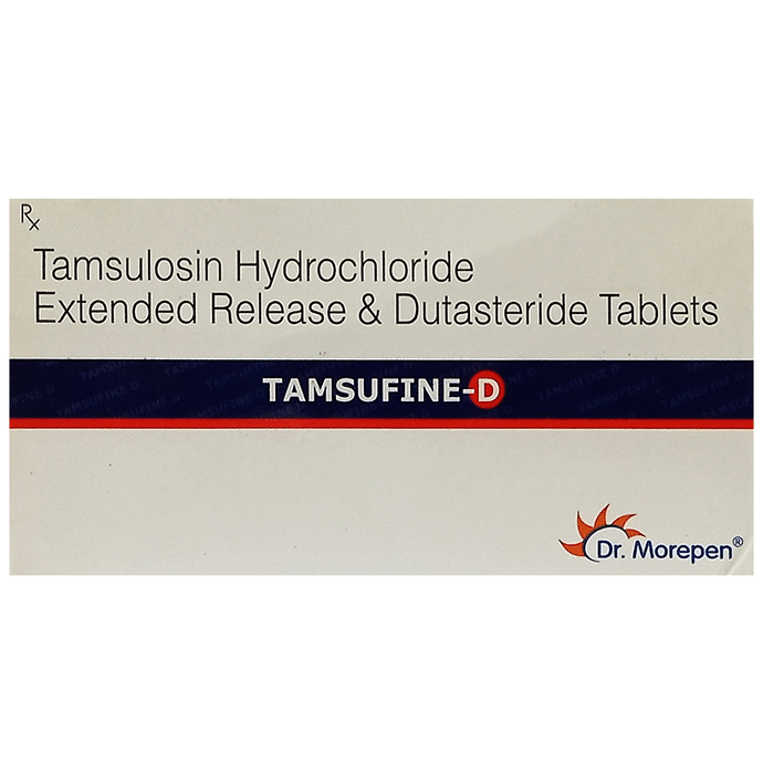 Tamsufine-D Tablet ER    Tamsulosin 0.4mg + Dutasteride 0.5mg