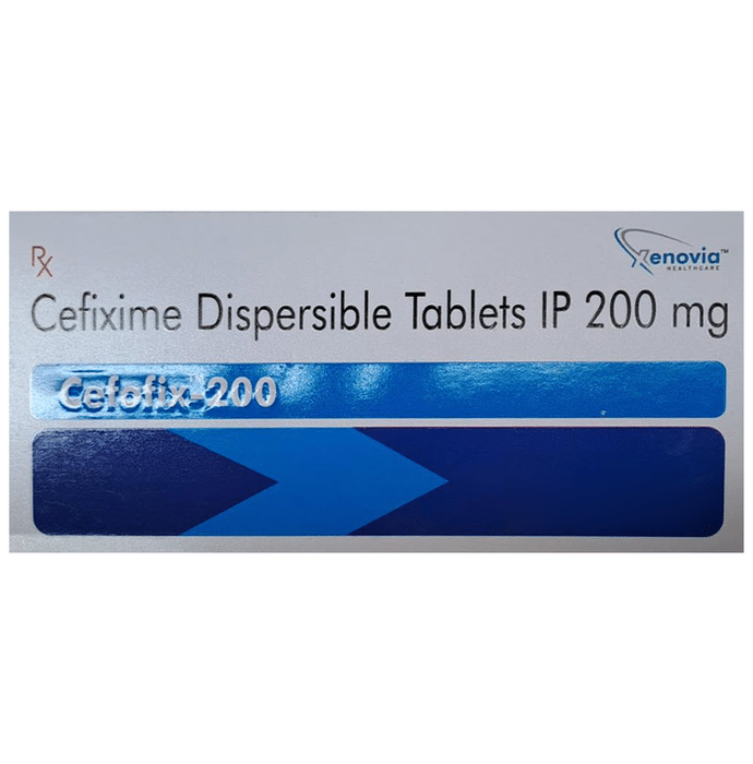 Cefofix 200 Tablet DT    Cefixime 200mg