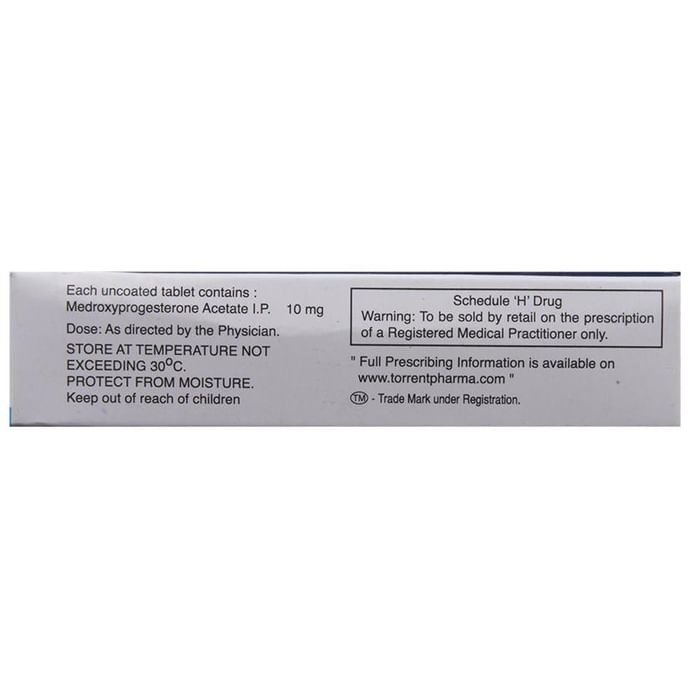 Deviry 10mg Tablet    Medroxyprogesterone acetate 10mg