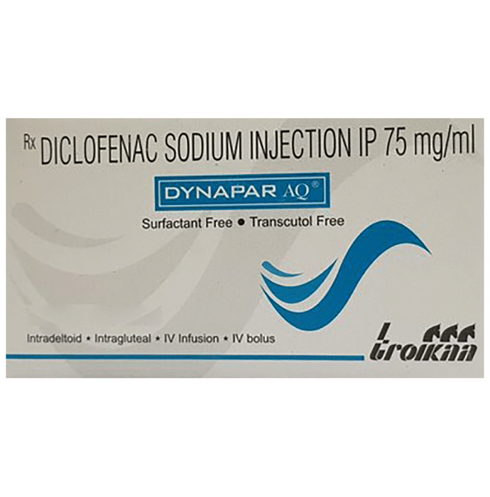 Dynapar AQ Injection 1ml    Diclofenac 75mg