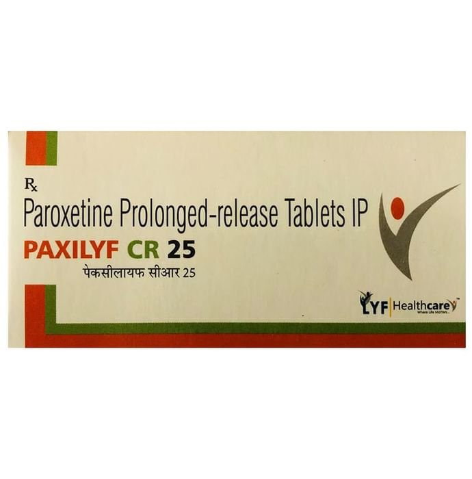 Paxilyf CR 25 Tablet    Paroxetine 25mg