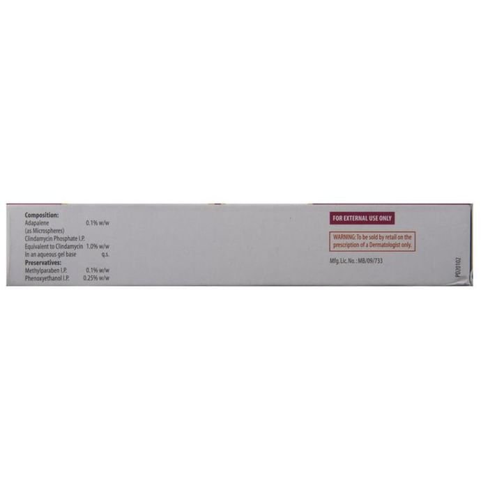 Deriva-Cms Gel    Adapalene 0.1% w/w + Clindamycin 1% w/w