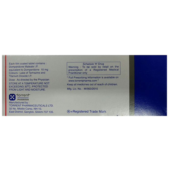 Domstal 10mg Tablet    Domperidone 10mg