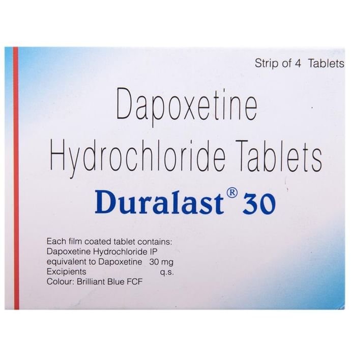 Duralast 30 Tablet    Dapoxetine 30mg