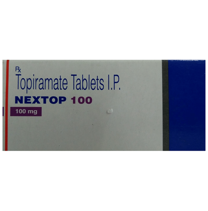 Nextop 100 Tablet    Topiramate 100mg