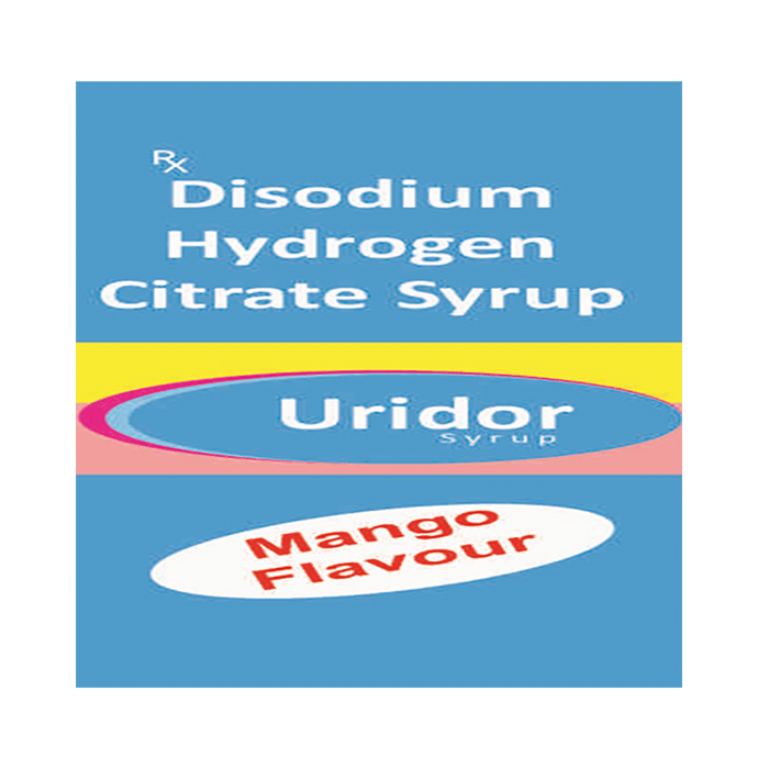 Uridor Syrup Mango    Disodium Hydrogen Citrate 1.37gm/5ml