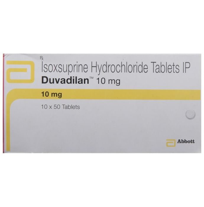 Duvadilan Tablet    Isoxsuprine 10mg