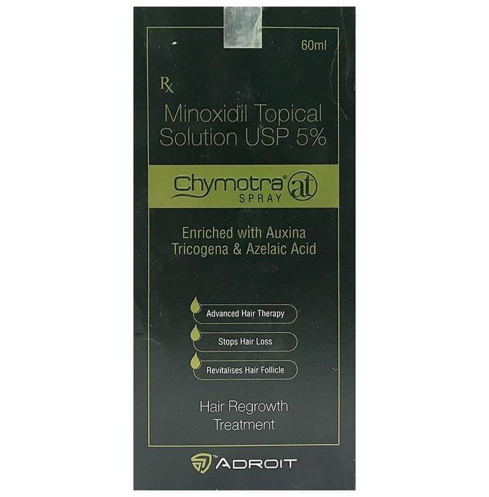 Chymotra at Spray    Minoxidil 5% w/v