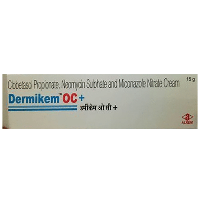 Dermikem OC Plus Cream    Clobetasol NA + Miconazole NA + Neomycin NA
