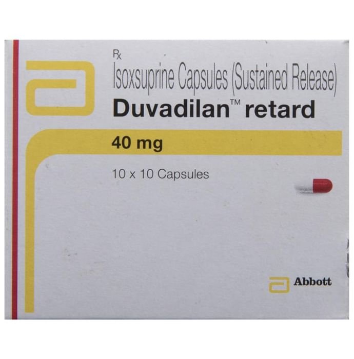 Duvadilan Retard Capsule SR    Isoxsuprine 40mg