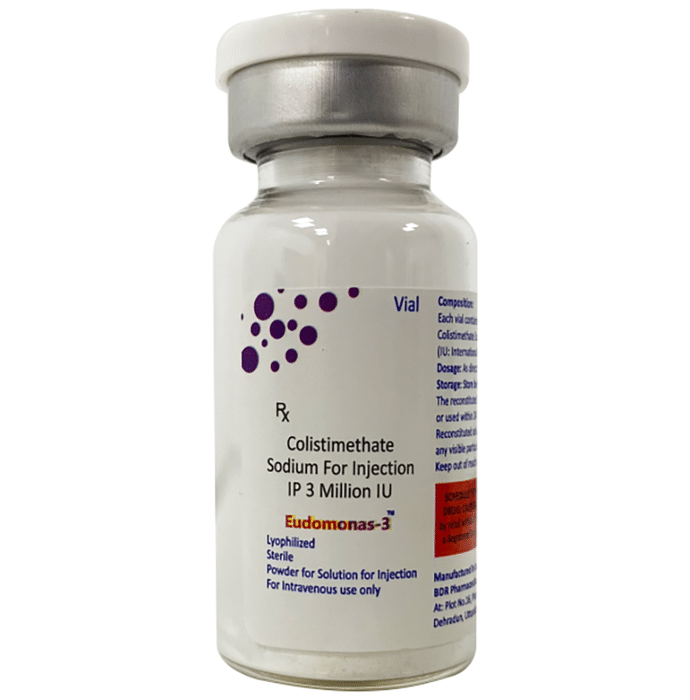 Eudomonas 3 Injection    Colistimethate Sodium 3Million IU