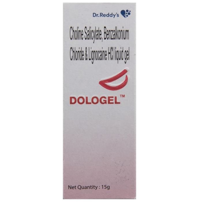 Dologel    Choline Salicylate 8.7% w/w + Lidocaine 2% w/w