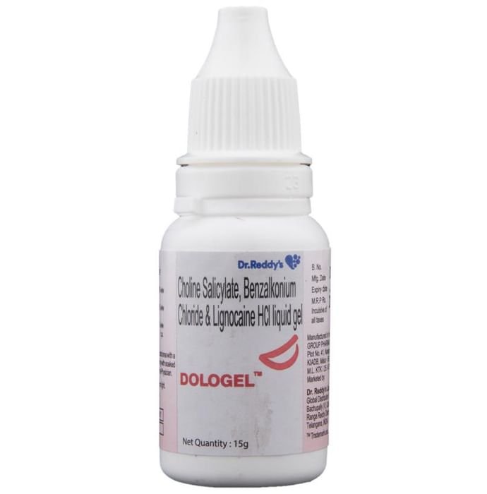 Dologel    Choline Salicylate 8.7% w/w + Lidocaine 2% w/w