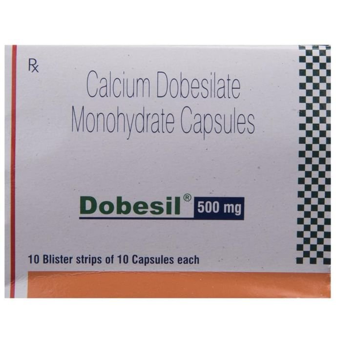 Dobesil 500mg Capsule    Calcium Dobesilate 500mg