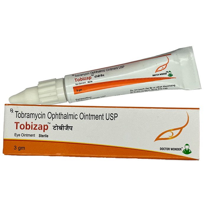 Tobizap Eye Ointment    Tobramycin 0.3% w/w