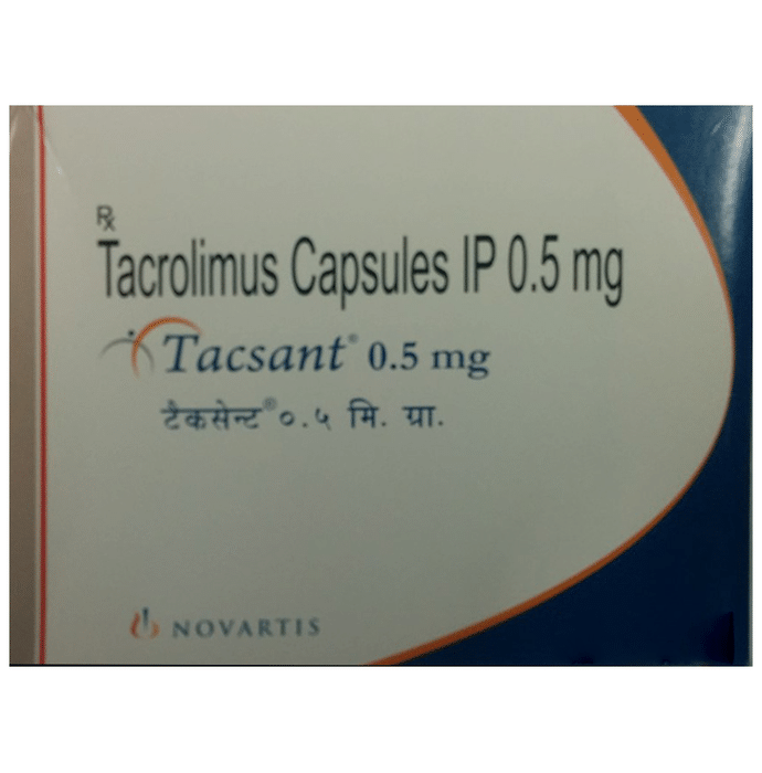 Tacsant 0.5mg Capsule    Tacrolimus 0.5mg