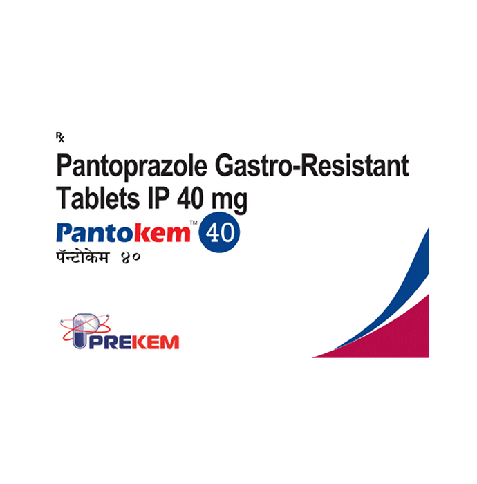 Pantokem 40 Tablet    Pantoprazole 40mg