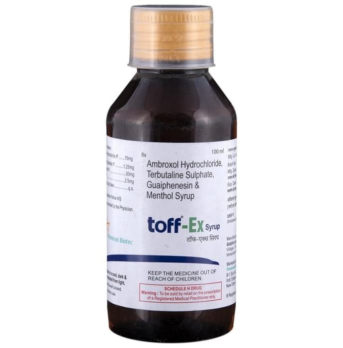 Toff Expectorant    Ambroxol 15mg/5ml + Guaifenesin 50mg/5ml + Terbutaline 1.25mg/5ml