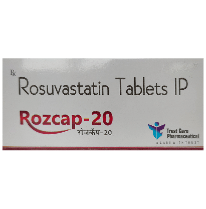 Rozcap 20 Tablet    Rosuvastatin 20mg