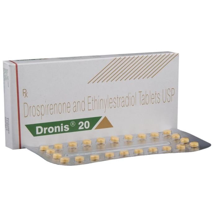 Dronis 20 Tablet    Ethinyl Estradiol 0.02mg + Drospirenone 3mg