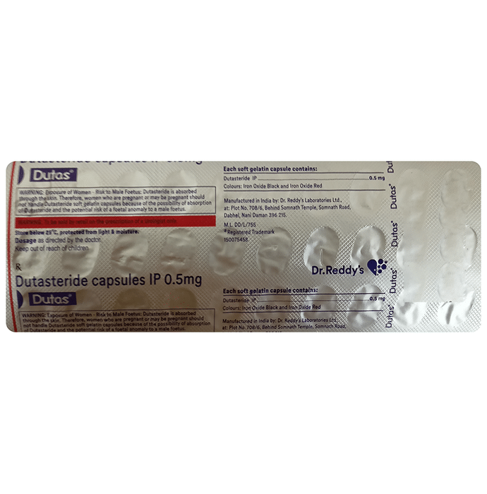 Dutas Capsule    Dutasteride 0.5mg