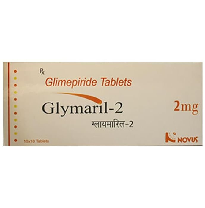 Glymaril 2mg Tablet    Glimepiride 2mg