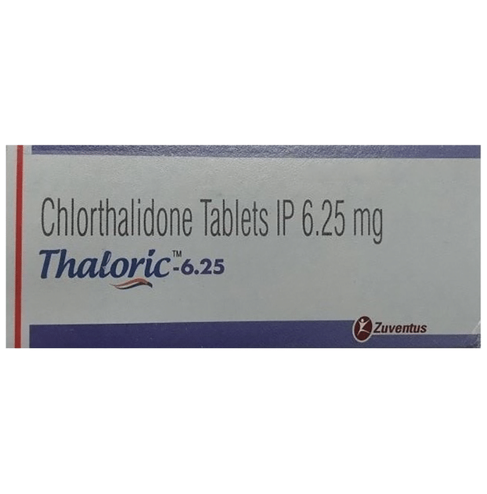 Thaloric 6.25 Tablet    Chlorthalidone 6.25mg