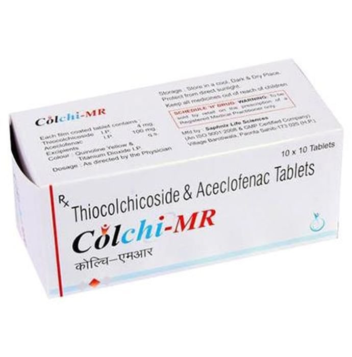 Colchi-MR Tablet    Aceclofenac 100mg + Thiocolchicoside 4mg