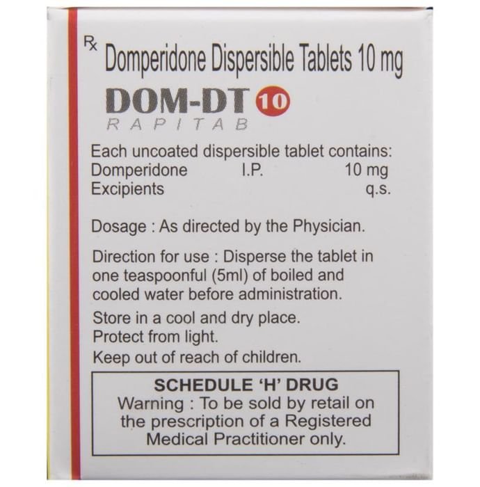 Dom-DT 10 Rapitab    Domperidone 10mg