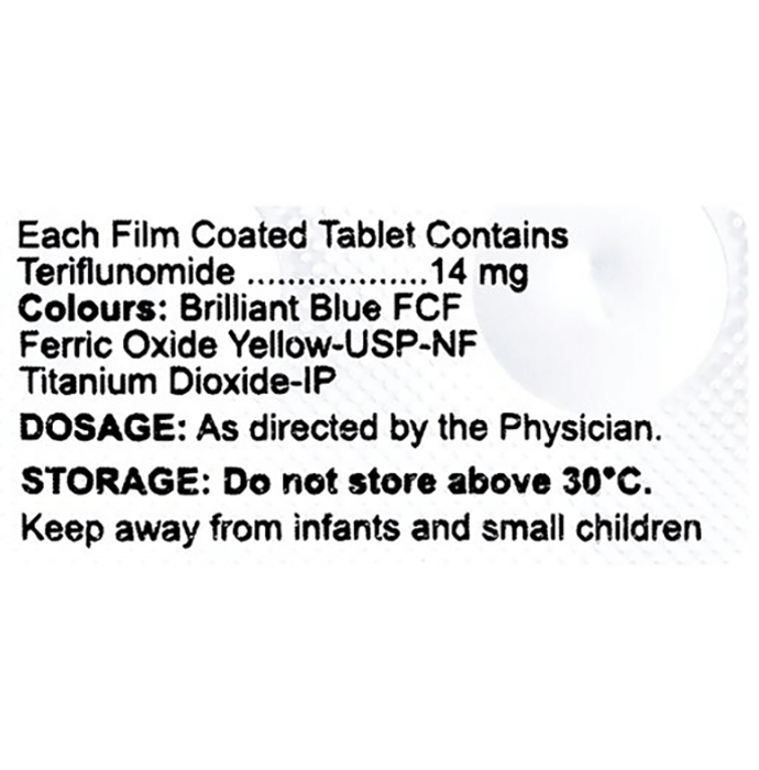 Teru MS 14mg Tablet    Teriflunomide 14mg