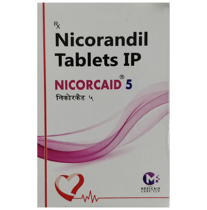 Nicorcaid 5 Tablet    Nicorandil 5mg