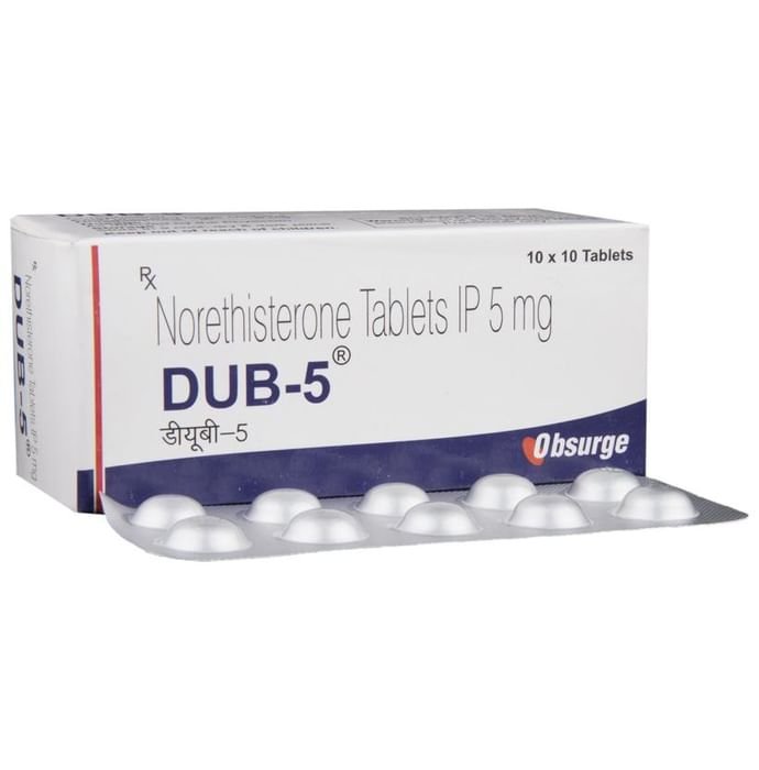 DUB 5 Tablet    Norethisterone 5mg