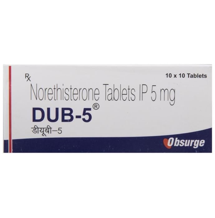 DUB 5 Tablet    Norethisterone 5mg