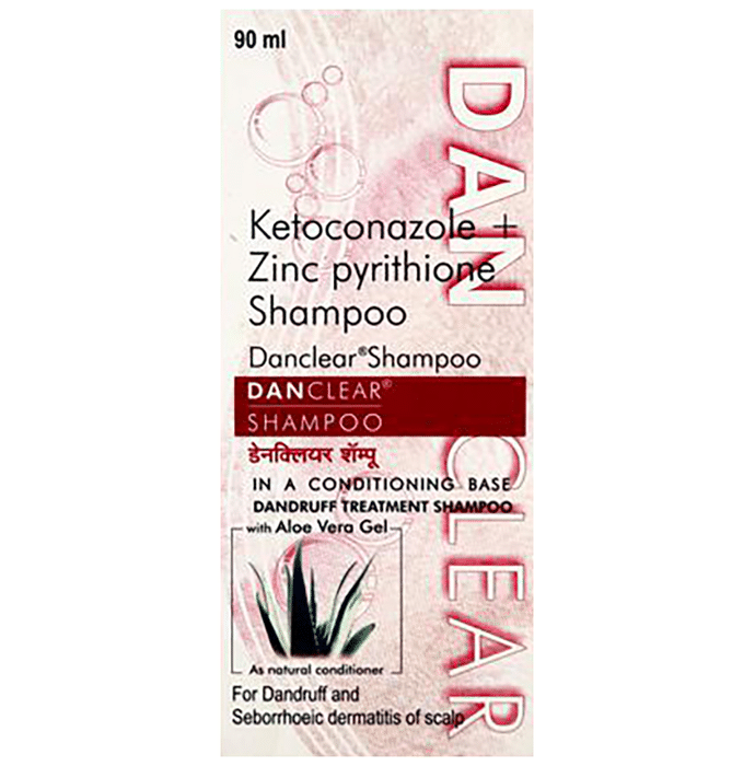 Danclear Shampoo    Ketoconazole 2% w/v + Zinc pyrithione 1% w/v