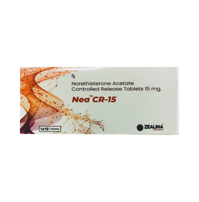 Nea 15mg Tablet CR    Norethisterone 15mg