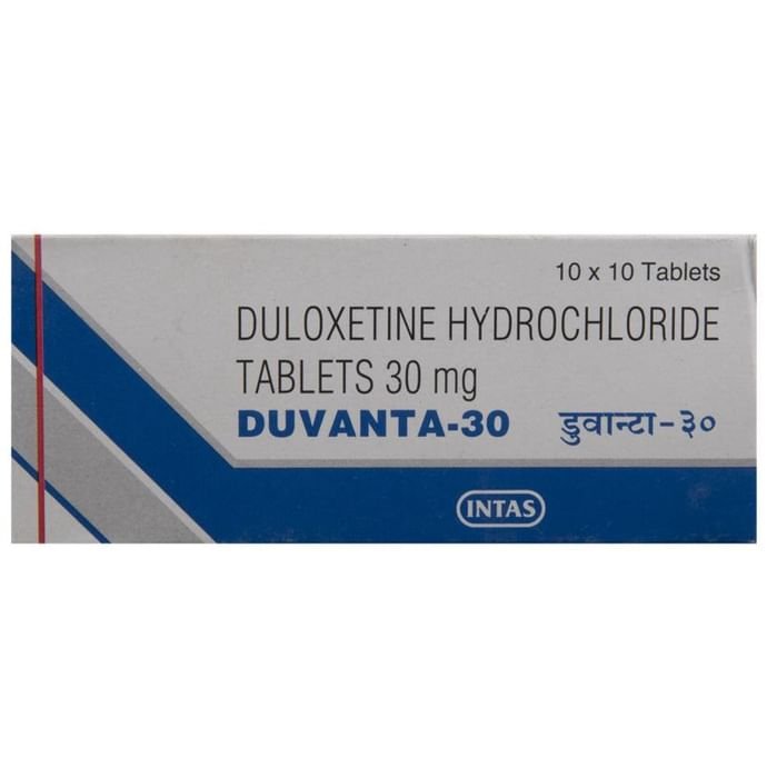 Duvanta 30 Tablet    Duloxetine 30mg