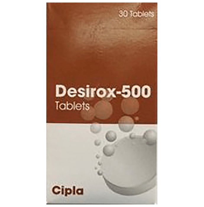 Desirox 500 Tablet    Deferasirox 500mg